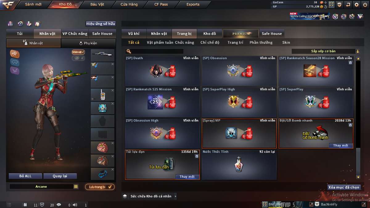 shop acc cf uy tin gia re